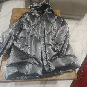 HETREGO  Hooded Down Coat IT50 US14 UK18 XXL new $711.00